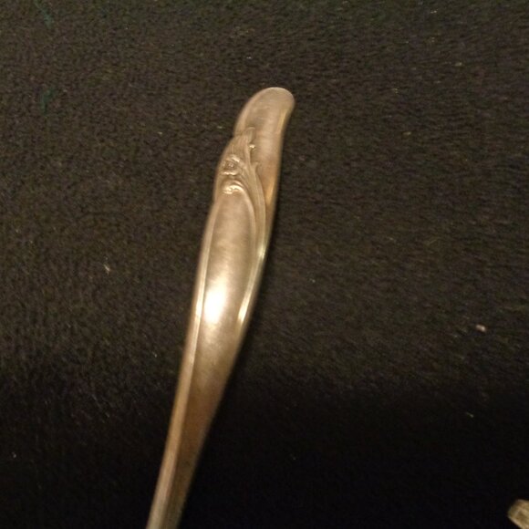 OLD & EARLY 1900S LADEL CLASP BOBBIN BEJEWELED METAL HAIR CLIP LOT - Picture 6 of 11